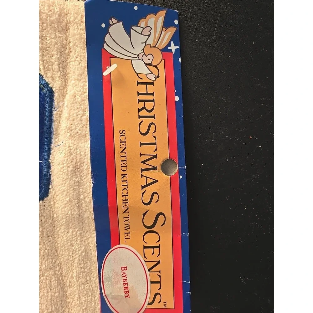 Vintage Christmas Kitchen Scents‎ Hand Towels Bayberry NOS 24